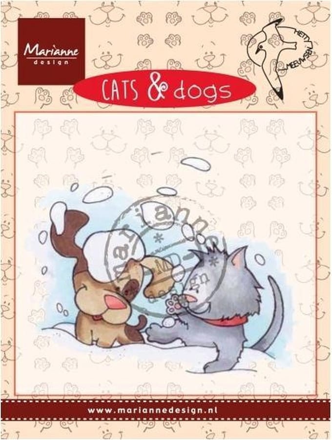 Stempel Cd3501 Cats & dogs - snow fun