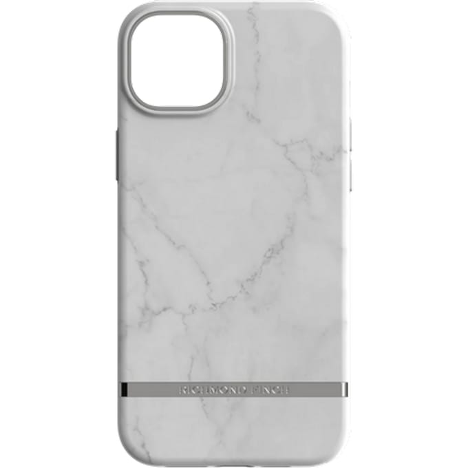 Richmond & Finch Wit Marmer iPhone 14 Cover