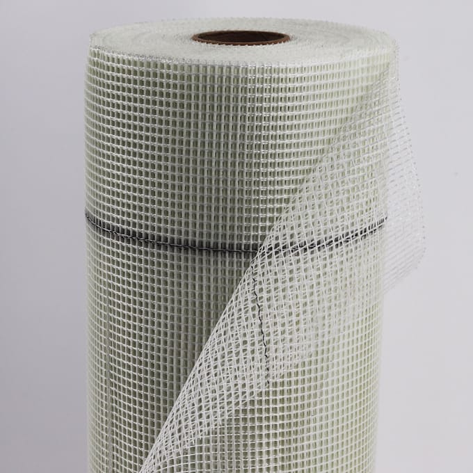 100m² wapeningsnet, pleisternet, ETICS glasvezelnet, 165 g, 4x4 mm