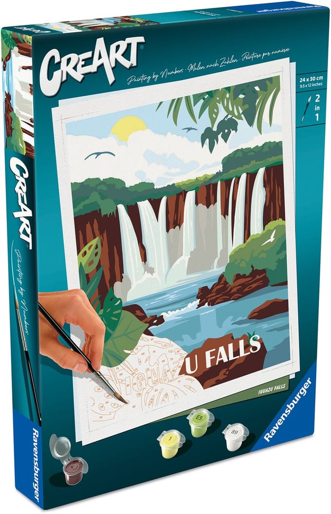 Ravensburger CreArt Paint by Numbers - Iguazu Falls