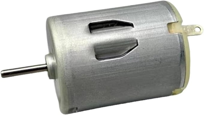 Micro Motor - Kleine Motor - Hobby Projecten - Hoge Snelheid - 24mm Diameter - Zilver