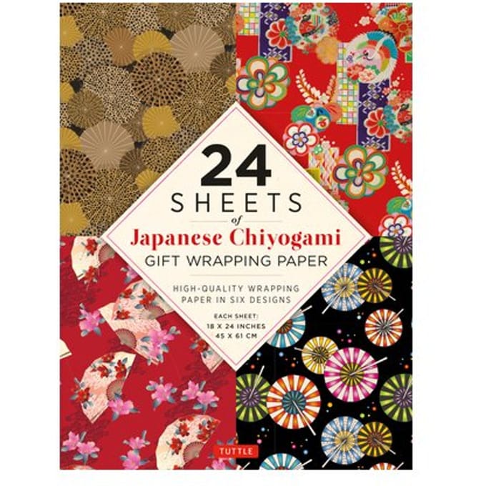 Chiyogami Patterns Gift Wrapping Paper - 24 Sheets