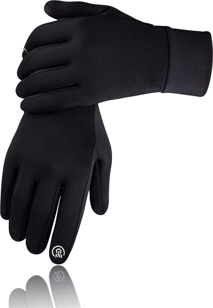 Touchscreen Handschoenen - Waterafstotend - Heren en Dames - Winter - Winddicht - Zwart