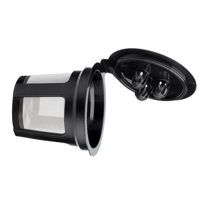 Herbruikbaar Koffiefilter Plastic 3 Gaten Lege Capsule Vervanging voor Dual Brew Machine black