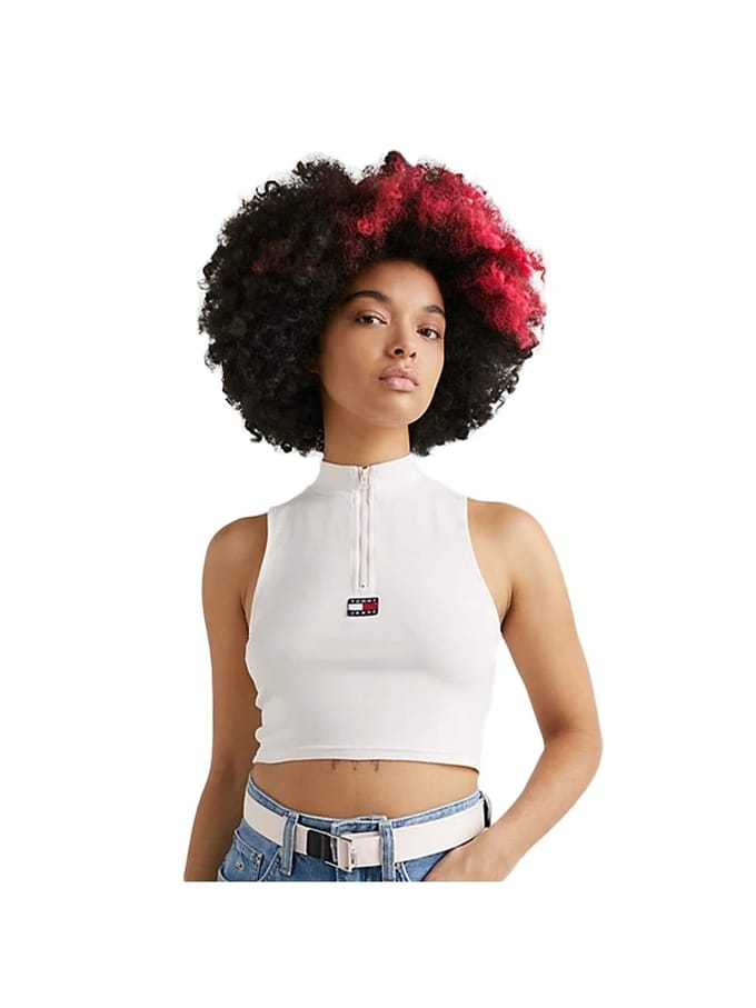 Tommy Jeans damestop met badge