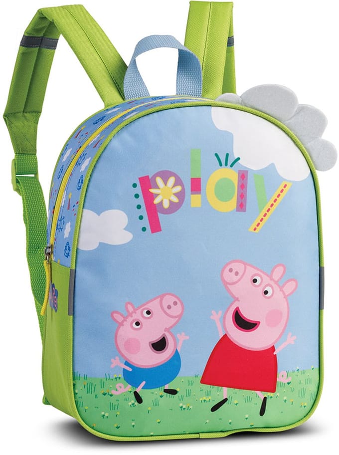 Peppa Pig Kinder Rugzak Licht Groen Play