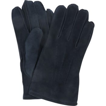 Suitable Suede Handschoen Donkerblauw (navy) - Maat M - Heren
