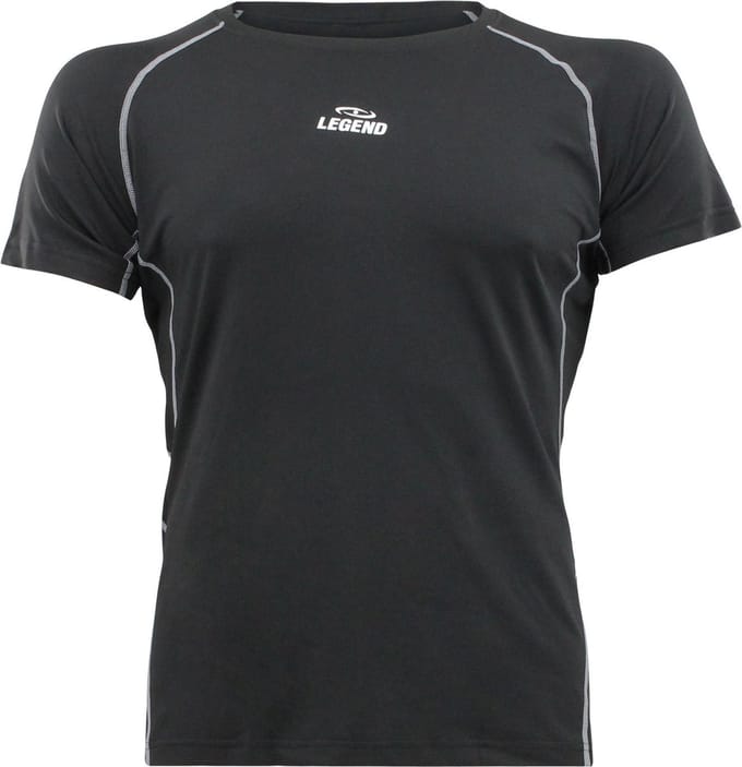 Sport Shirt Endurance heren zwart XS