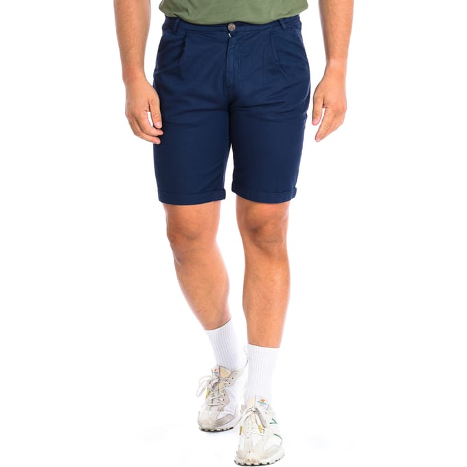 Heren-Bermuda met recht afgesneden zoom TMB004-TL121