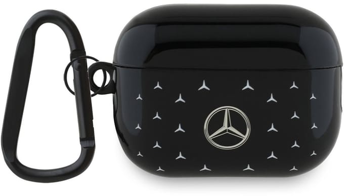 Mercedes-Benz Airpods Pro 2 Case - Stars Pattern Small - Black