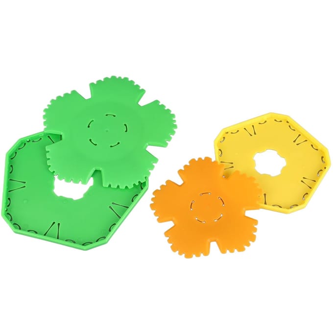 Bloemenmaker Set Tijdbesparend Eenvoudige Bediening Stoffen Bloemenmaker Platen voor DIY 5-bladige Bloemen green