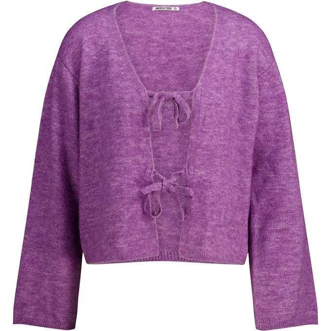 America Today Keana Dark Lila Taglia: XS | Cardigan Outlet | Donna