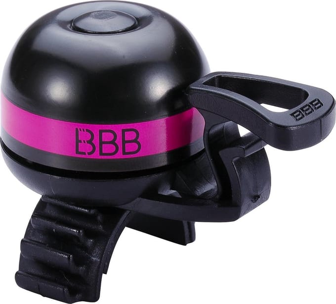 BBB-14 EasyFit Deluxe Fietsbel - Messing - Alle stuur diameters - Magenta
