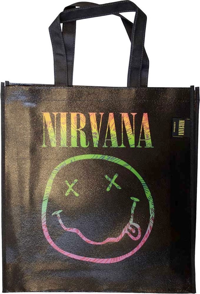Nirvana - Sorbet Ray Happy Face Schoudertas - Zwart