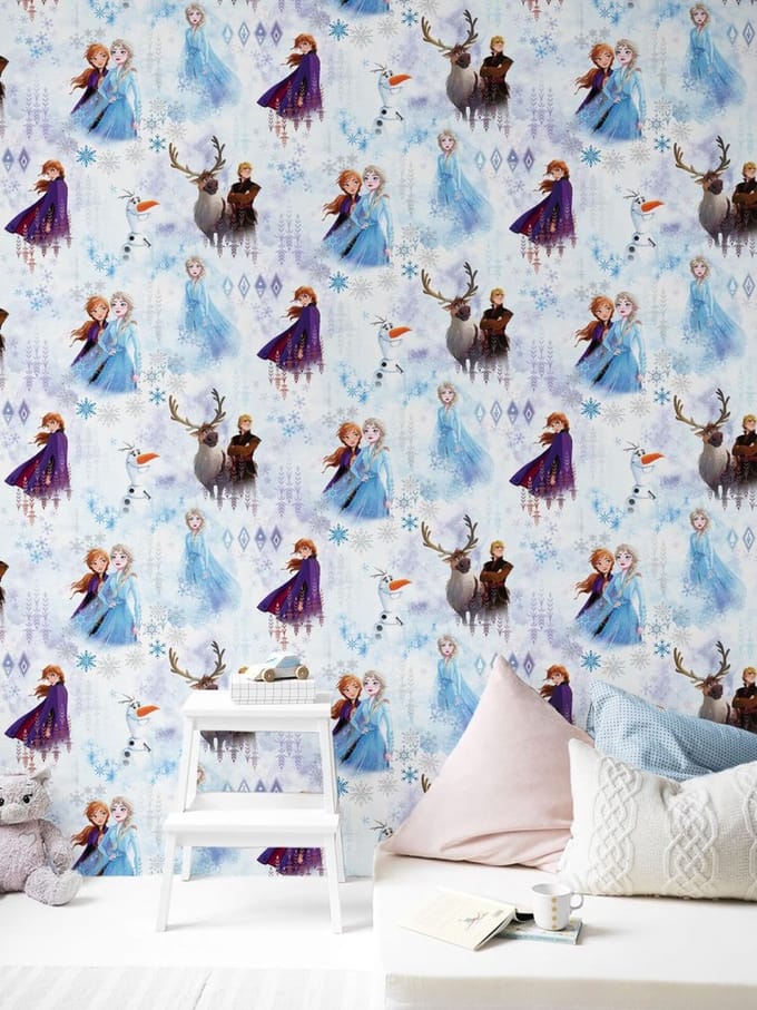 Frozen Behang Papier behang Decoratie Kinderkamer