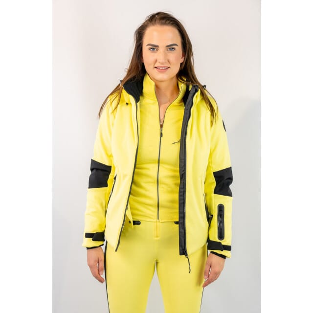 ICEPEAK - ecorse softshell jacket - Softshell ski dames - Geellicht