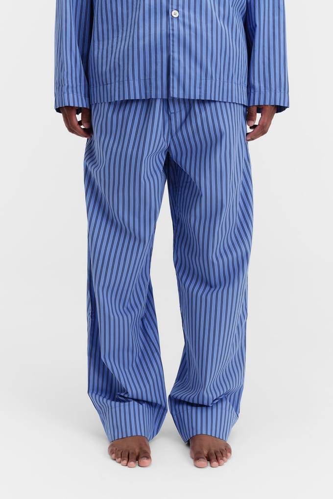 Tekla Unisex Poplin, Pyjamas Pants Boro Stripes Größe: XXS | Nachtwäsche Outlet | Unisex