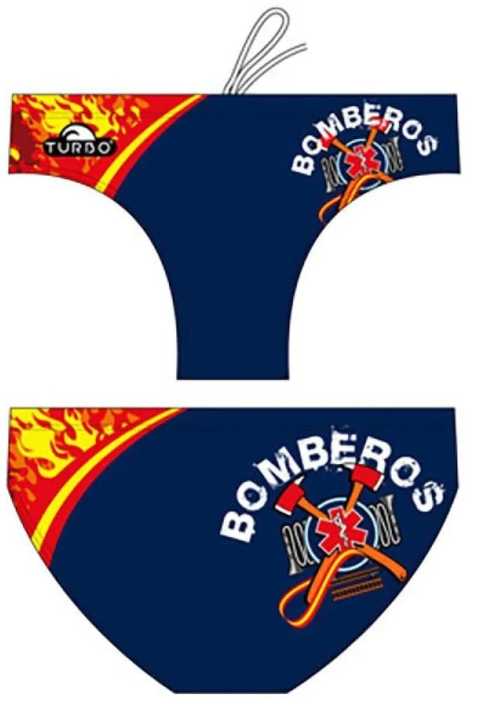 Turbo Spain Firefighters Zwemslip Blauw L Man