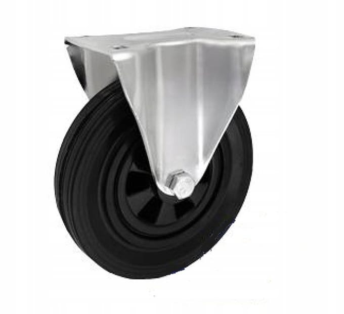 Vast Wiel Rubber 180mm - 120kg Draagvermogen