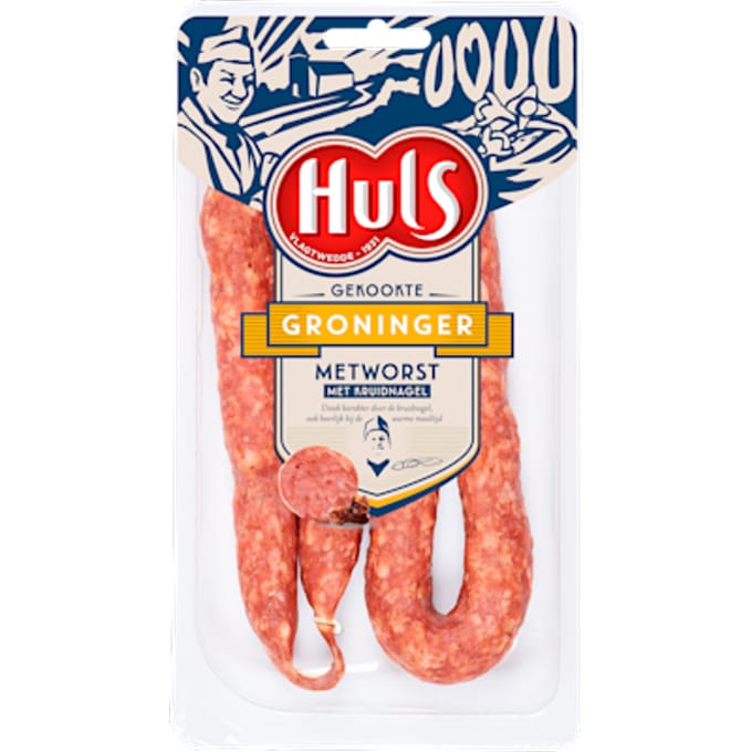 Groninger metworst 2 stuks