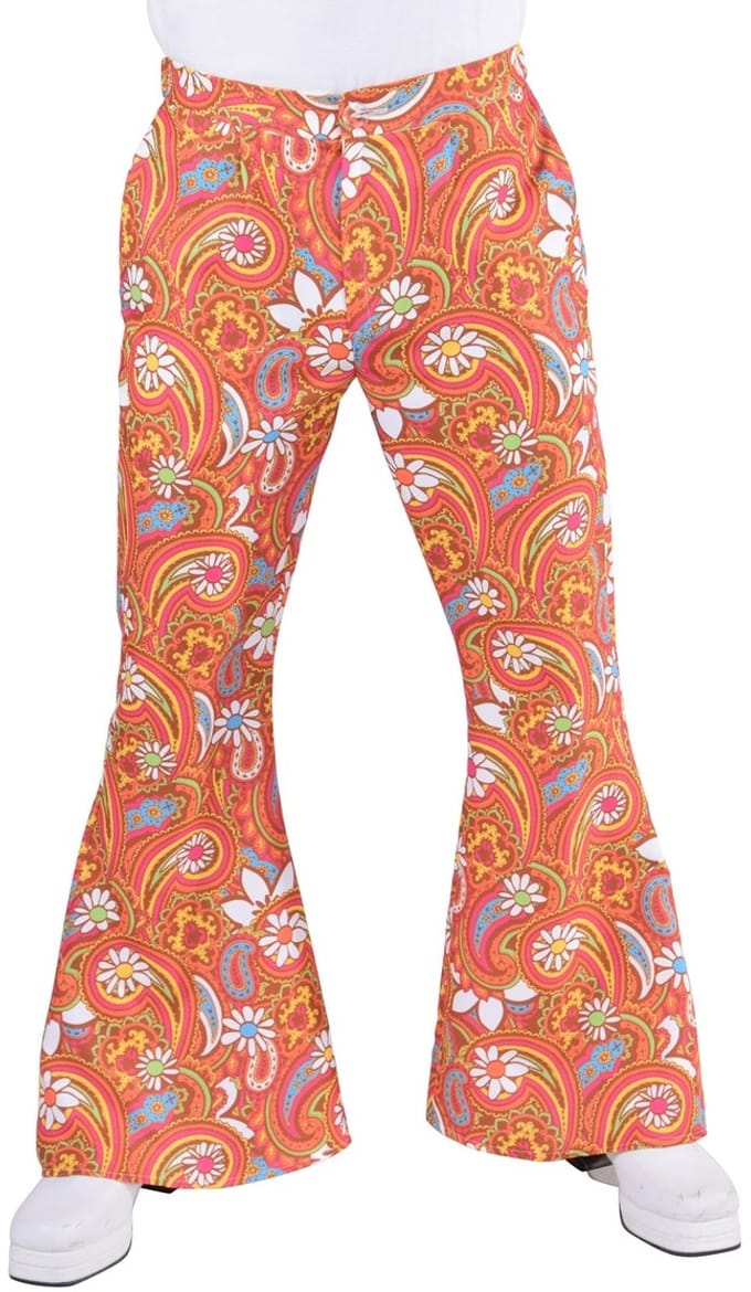 Hippie broek Paisley heren