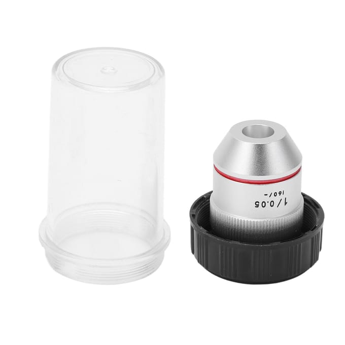 Achromatische Microscoop Objectief RMS Schroefdraad 1X 195 Achromatische Objectief Lens voor Biologische