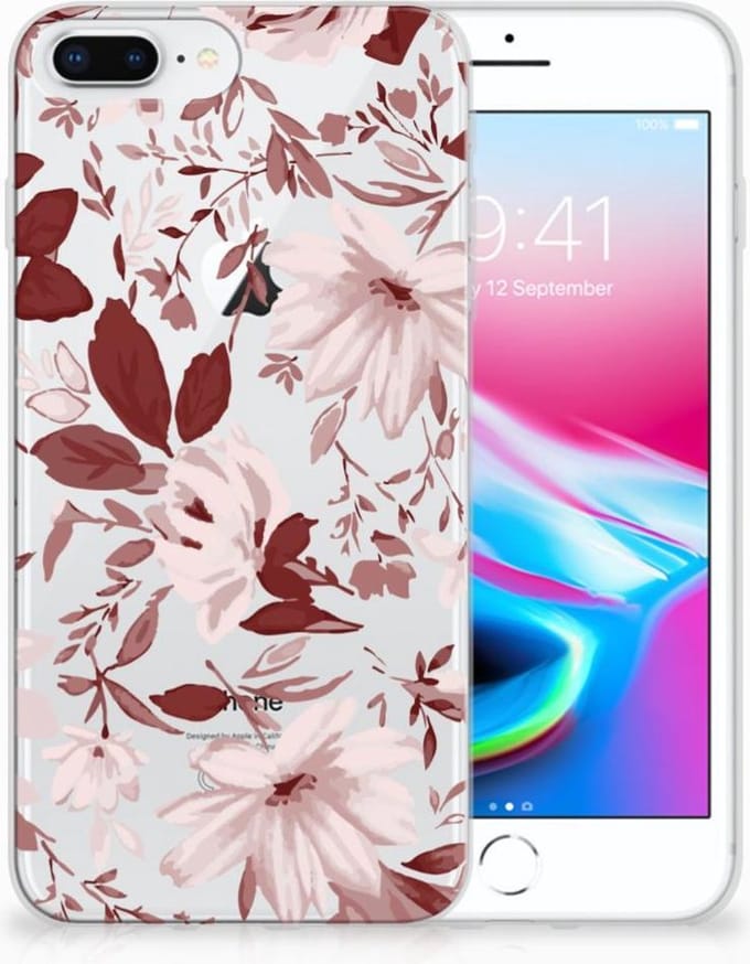 Hoesje maken Apple iPhone 7 Plus | 8 Plus Watercolor Flowers