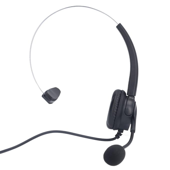 Callcenter Headset Ruisonderdrukking Ergonomische Bedrade Klantenservice Hoofdtelefoon voor Thuiskantoorgesprekken
