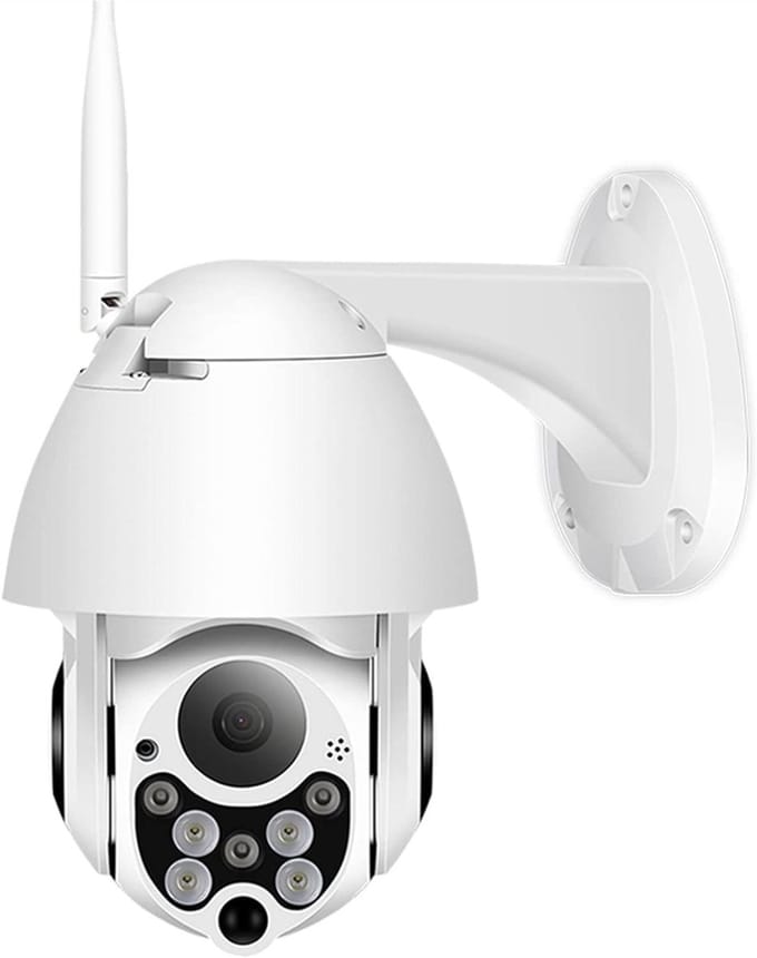 Beveiligingscamera Buiten - IP Camera Dome - Huis Beveiligen - Pan Tilt Zoom - 1080P - Universeel