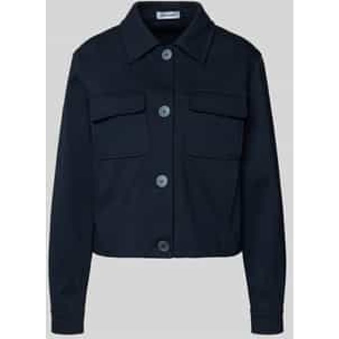Regular fit blazer van viscosemix