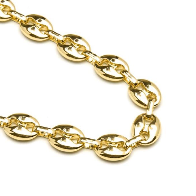 Collier Luxenter finition en or jaune 18 carats - Midyu beige