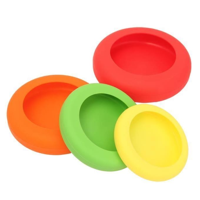 TEMPSA 4Pcs Couvercle de conservation en Silicone Pour Fruit