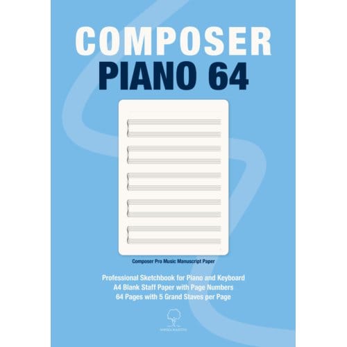 Composer Piano 64 - Composer Pro Premium Muziekpapier - Sophia Martins