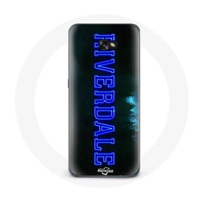 Hoesje voor Samsung Galaxy A3 2017 Riverdale Series Logo Blauw