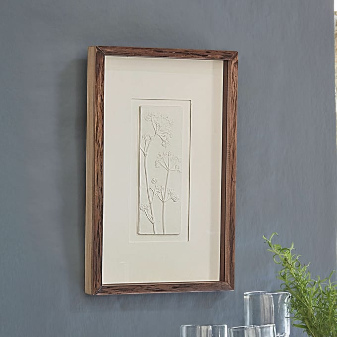 LOBERON Schilderij Grelita bruin/wit
