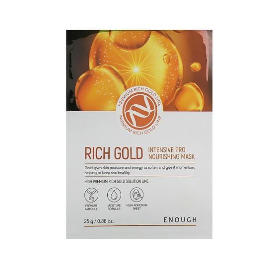 Enough Rich Gold Intensive Pro Nourishing Mask (10ea) # Rich Gold 30 Sheets brown