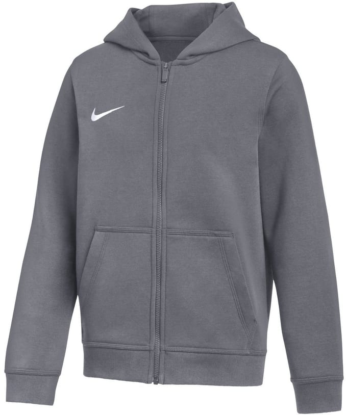 Nike Park 26 Fleece Full-Hoodie met Rits Kinderen Grijs - Maat M