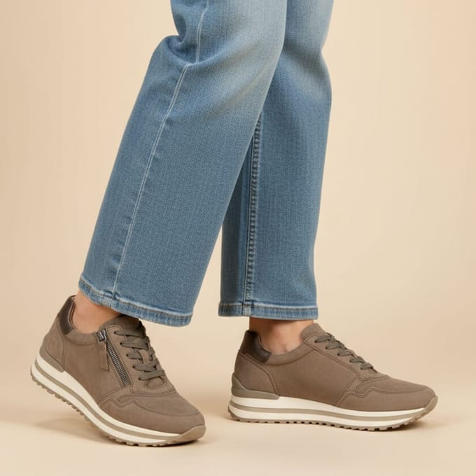 Gabor Gabor Sneakers grijs Suede