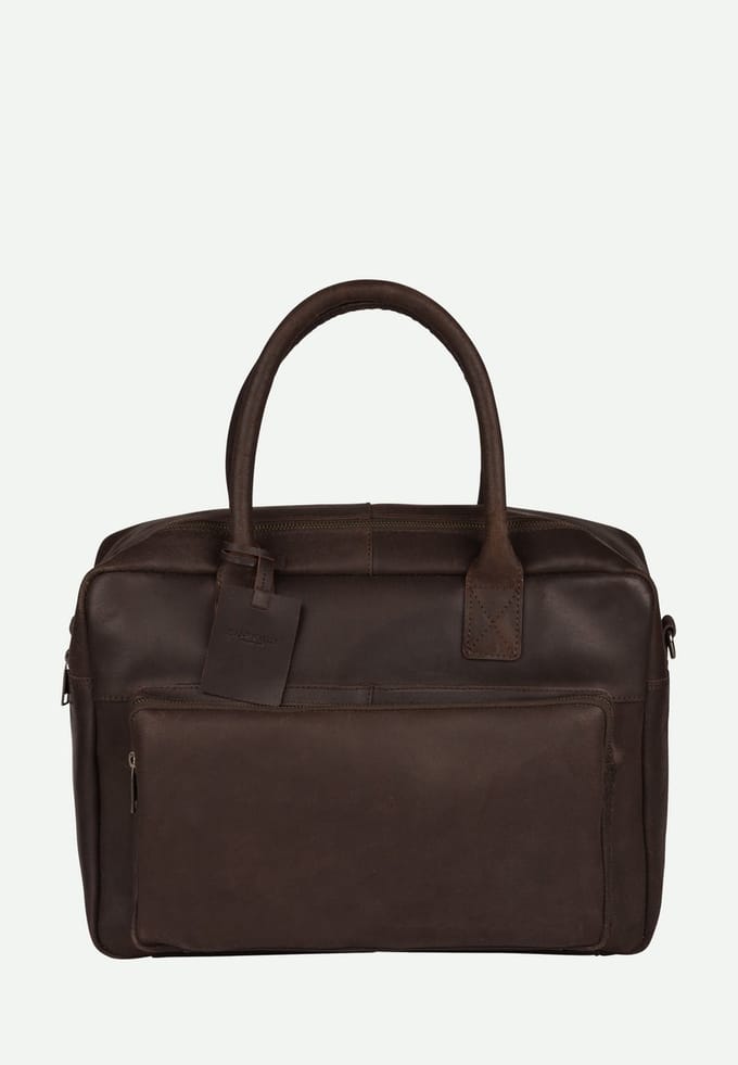 Burkely Fundamentals Vintage Mitch Worker - Laptoptas - Volwassenen - Bruin