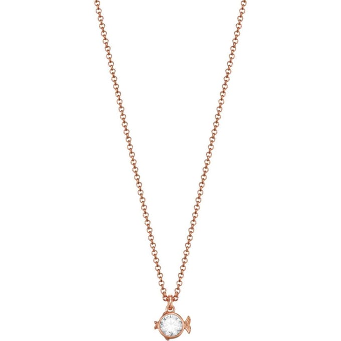 Esprit Ketting inclusief hanger - Staal - Rosékleurig - 42 cm