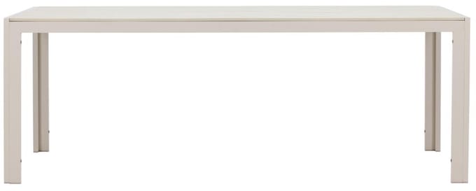Svea - Farid tuintafel - 205 x 90 x 74 cm - beige