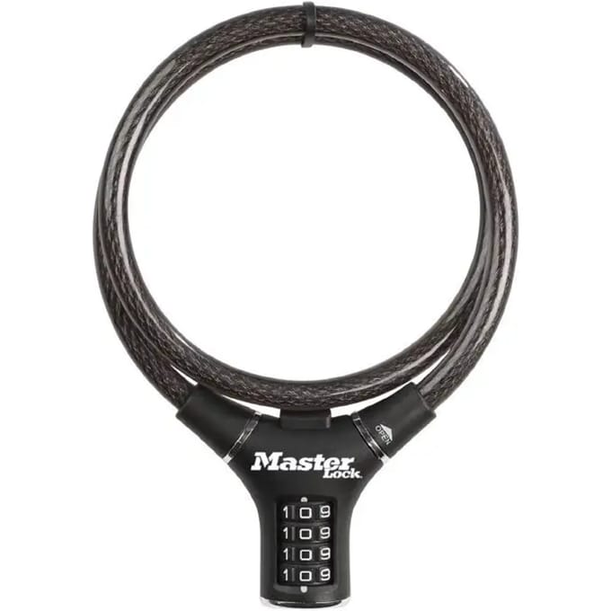 Master Lock 8229EURDPRO Kabelslot Zwart Cijferslot