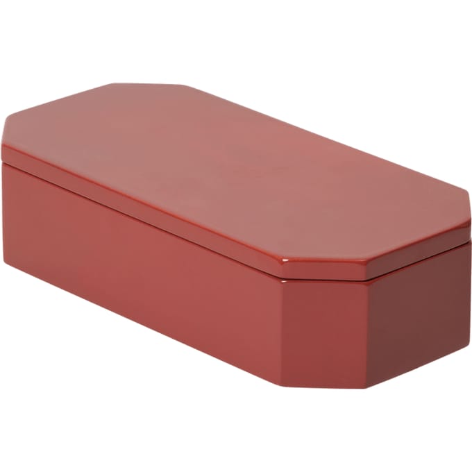 Ferm Living Nova opbergdoos - 20 x 10 cm - FermLivingPicanteRed