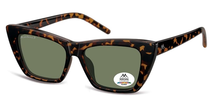 Montana MP64 B glanzende schildpad g15 gepolariseerde zonnebril