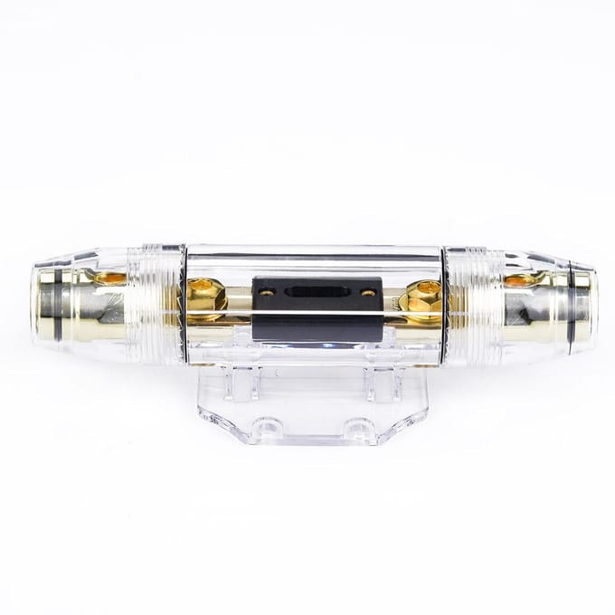 1 In 1 Uit Zekering Distributieblok 100A Auto Audio Versterker Zekeringhouder 0Ga4Ga white