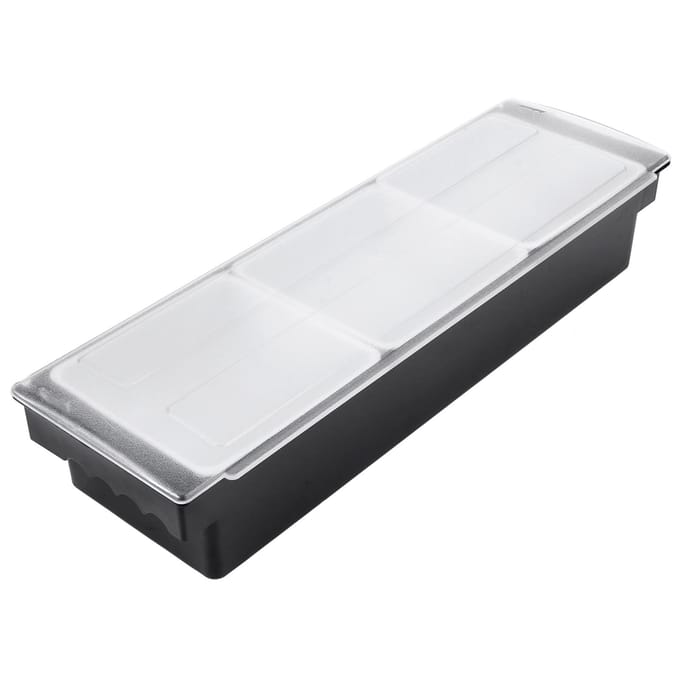 Kruidenbox met Deksel Bar Kruidenhouder Fruitkistje Dispenser Melkthee Winkel Accessoire3 white