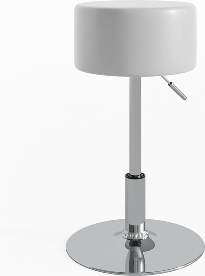 Vicco Design Kruk – 33.5 x 67 cm voor kaptafel Wit