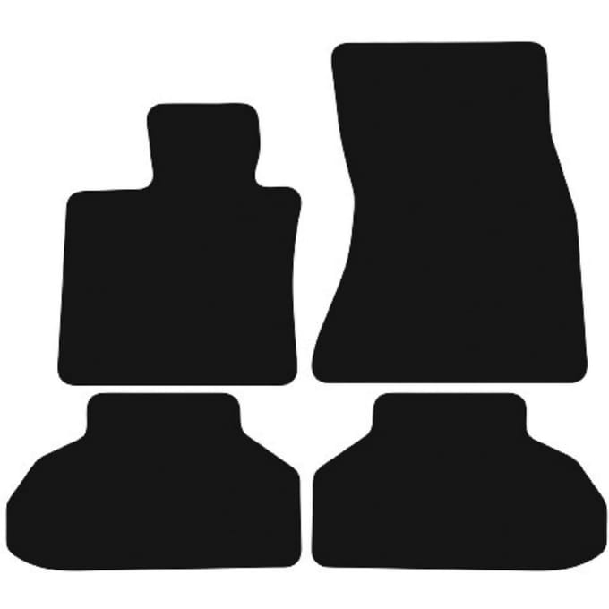 BASIC zwarte veloursmatten voor: BMW X6 F16 SUV (2014-2020)