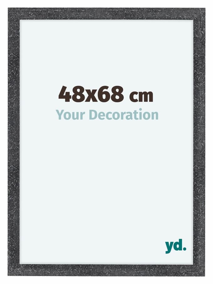 Your Decoration - Fotolijst 48x68 cm - MDF - Grijs Geveegd - Como
