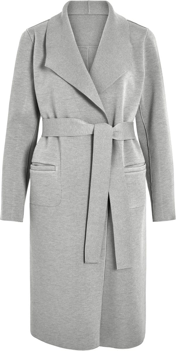Vila Jas Vijuice Coat - Noos 14060740 Light Grey Nelange Dames Maat - L